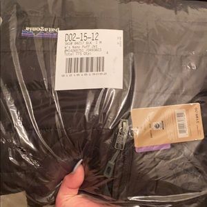 Black Patagonia down jacket